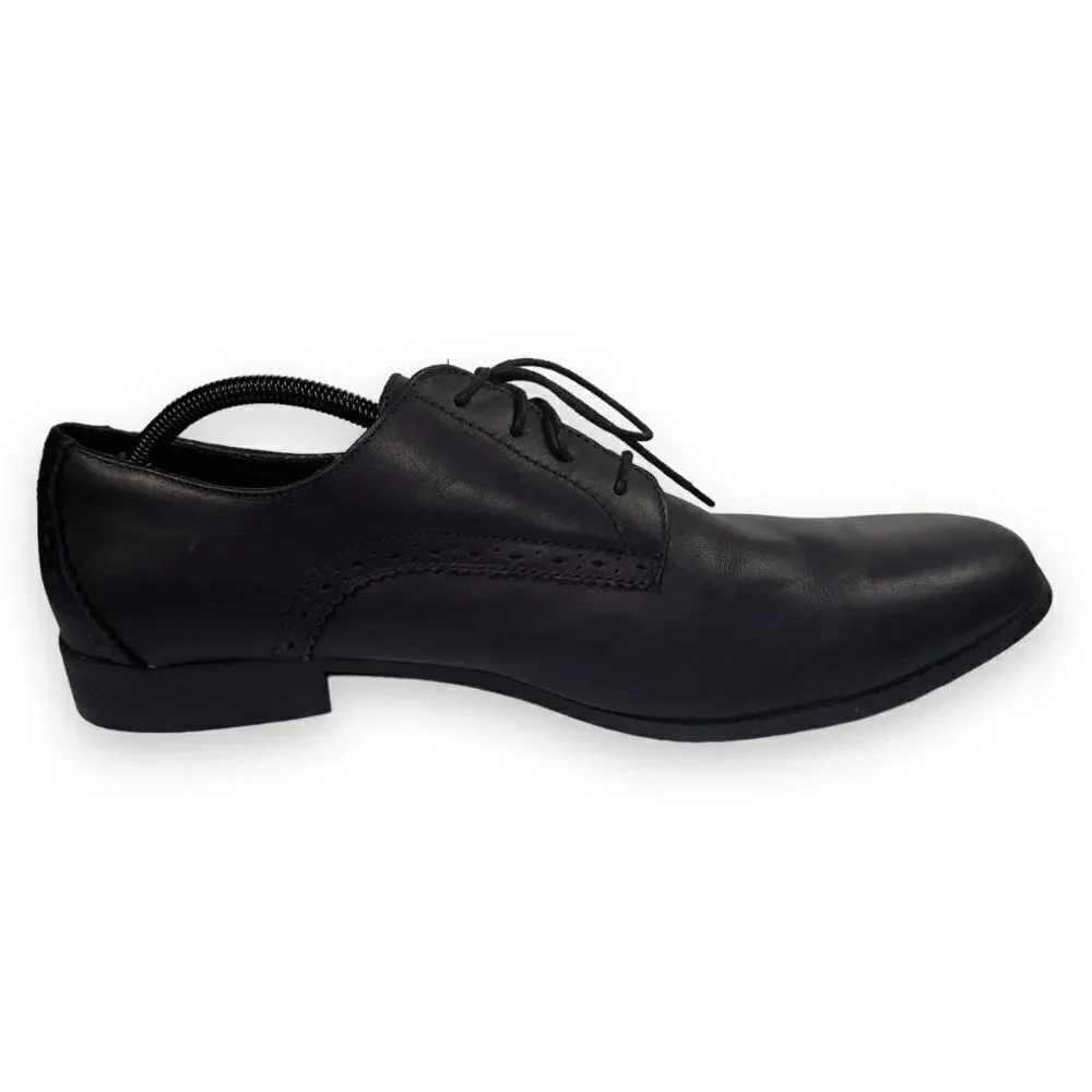 Penguin by Munsingwear Blucher Oxfords Black Leather PBLU201-1‎ Men's 13